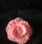 crochet flower, how to crochet a flower, crochet rose