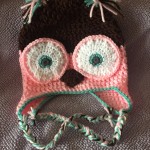 owl hat, crochet owl hat, crochet owl hat pattern, video tutorial for crochet owl hat, free step by step instructions for crochet owl hat free