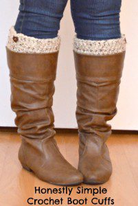 crochet boot cuff pattern free, super simple crochet boot cuff pattern