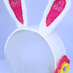 crochet bunny ears, crochet headband with bunny ears, free crochet easter patterns, crochet bunny ears headband