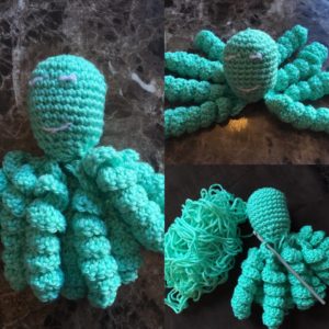 crochet octopus for preemies, crochet octopus, amigurumi octopus, how to crochet an octopus