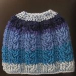 how to crochet a bun hat, messy bun hat, free crochet pattern messy bun hat, how to crochet, cable stitch, crochet cable stitch, how to do a crochet cable stitch