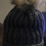 crochet hat, hat with pom pom, crochet hat pattern