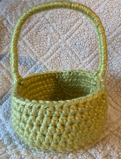 crochet, easter, crochet eater pattern, crochet easter basket, diy easter basket, crochet easter basket pattern