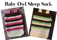 baby crochet pattern, crochet baby blanket, crochet sleep sack, baby bunting bag pattern, crochet owl, owl, crocodile stitch crochet, how to make a baby blanket, crochet baby blanket free pattern, crochet blanket tutorial