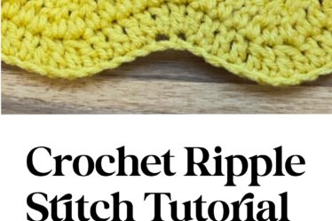 crochet, crochet stitches, crochet stitch tutorial, ripple stitch, how to crochet, how to crochet ripple stitch,