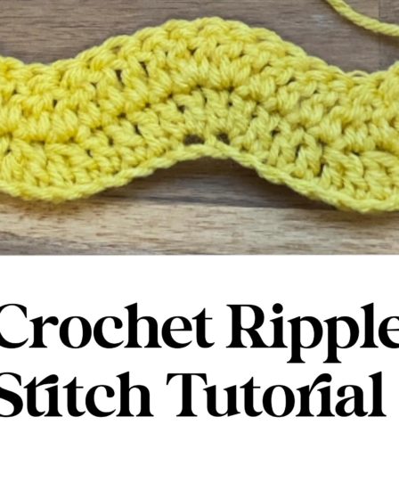 crochet, crochet stitches, crochet stitch tutorial, ripple stitch, how to crochet, how to crochet ripple stitch,