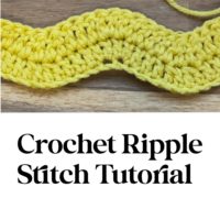 crochet, crochet stitches, crochet stitch tutorial, ripple stitch, how to crochet, how to crochet ripple stitch,