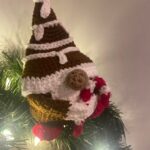 crochet, crochet gnome, gingerbread gnome, crochet gingerbread, Christmas decor, crochet Christmas pattern, Christmas decoration crochet, crochet gift idea, crochet Christmas