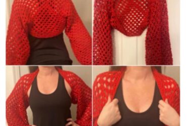 crochet sleeves, crochet bolero, crochet sweater, granny square sweater, crochet granny square pattern