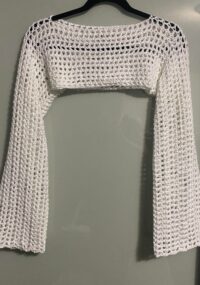 crochet sleeves, mesh sleeves, crochet sleeves pattern, how to crochet sleeves, easy mesh sleeves