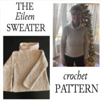 sweater pattern, crochet sweater pattern, how to crochet a sweater, turtle neck crochet sweater pattern, easy crochet sweater, beginner sweater crochet pattern, beginner friendly crochet patterns, ravelry patterns, etsy patterns,
