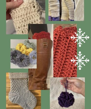 stocking stuffers, Christmas crochet, crochet stocking stuffers, easy crochet gift patterns, how to crochet, crochet patterns, crochet video tutorials