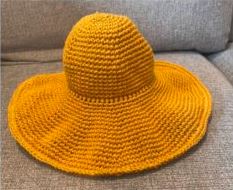 crochet hat, Easter hat, crochet easter hat, Easter hat pattern, crochet church hat, crochet sun hat, wide brim crochet sun hat