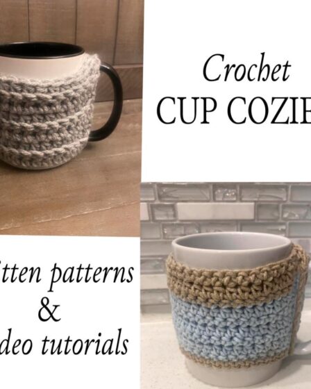 crochet cup cozy, cup cozy pattern, crochet mug cozy, crochet mug cozy pattern