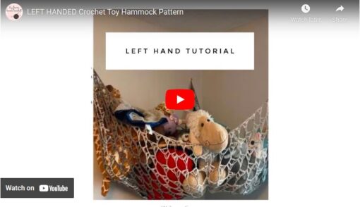left hand crochet, left hand crochet tutorial, 