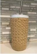 crochet tumbler sleeve pattern