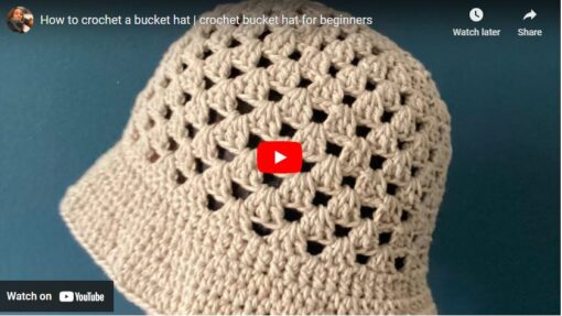 bucket hat, how to crochet a bucket hat, bucket hat video tutorial, crochet bucket hat pattern, crochet bucket hat pattern granny square, crochet bucket hat pattern for men, crochet bucket hat pattern easy, crochet bucket hat pattern free, crochet bucket hat pattern for kids, crochet bucket hat pattern for baby