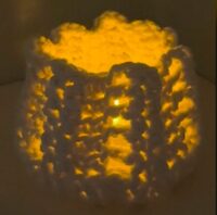 crochet lantern, lamp shade, crochet decor, crochet home, crochet fall decor, crochet patterns, easy crochet patterns, crochet home decor patterns easy for beginners,